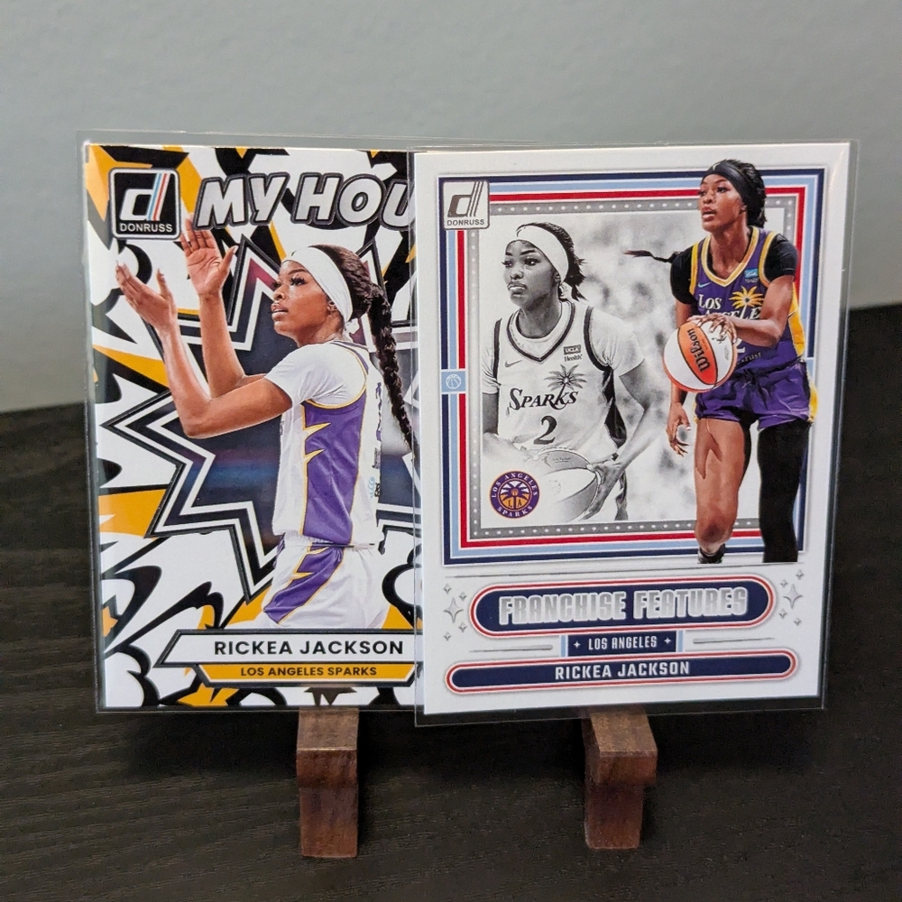 Set Panini Donruss 2025 WNBA Rickea Jackson My House Franchise Features LASparks